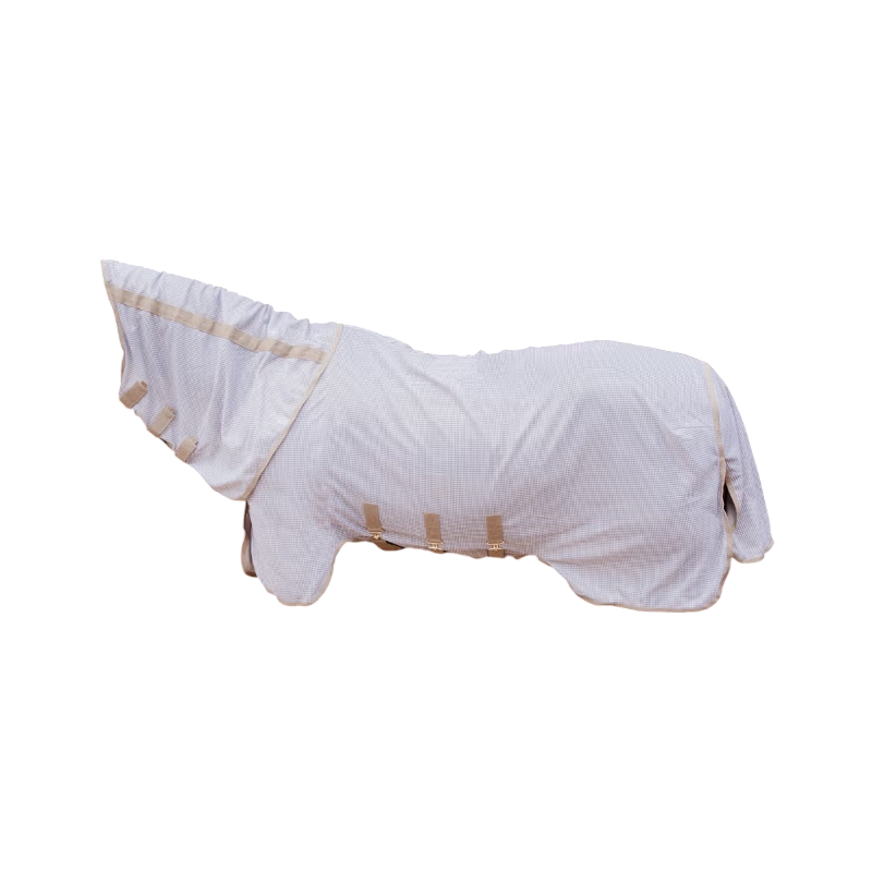 Kentucky Horsewear - Couverture anti-mouches Confort pied de poule beige | - Ohlala