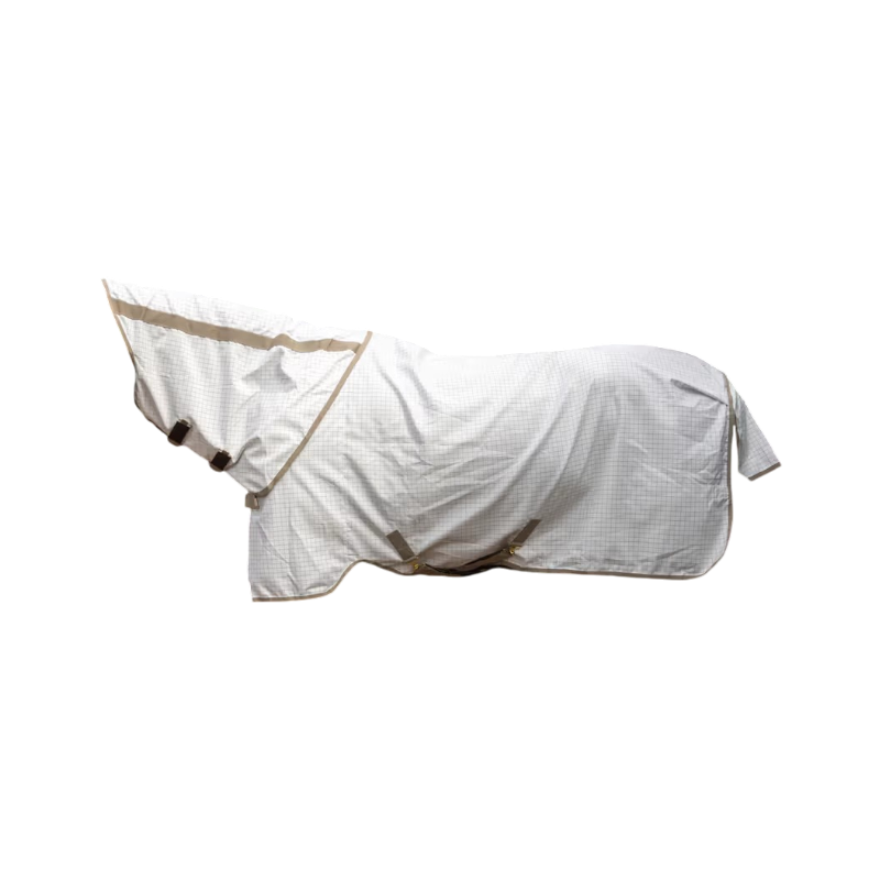 Kentucky Horsewear - Couverture anti-mouches Sweet Itch Fly Comfort blanc | - Ohlala
