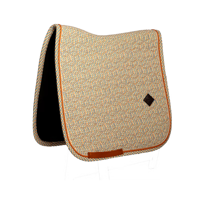 Kentucky Horsewear - Tapis de dressage Velvet Printing cubes colorfull