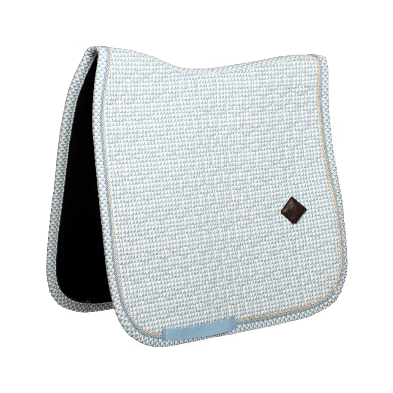 Kentucky Horsewear - Tapis de dressage Velvet Printing flags light blue