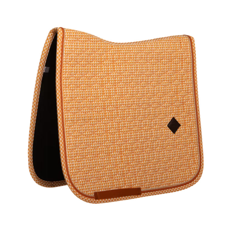 Kentucky Horsewear - Tapis de dressage Velvet Printing flags orange