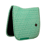 Kentucky Horsewear - Tapis de dressage Velvet Printing maze cipher vert/ blanc | - Ohlala