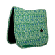 Kentucky Horsewear - Tapis de dressage Velvet Printing paisley garden vert/ marine | - Ohlala