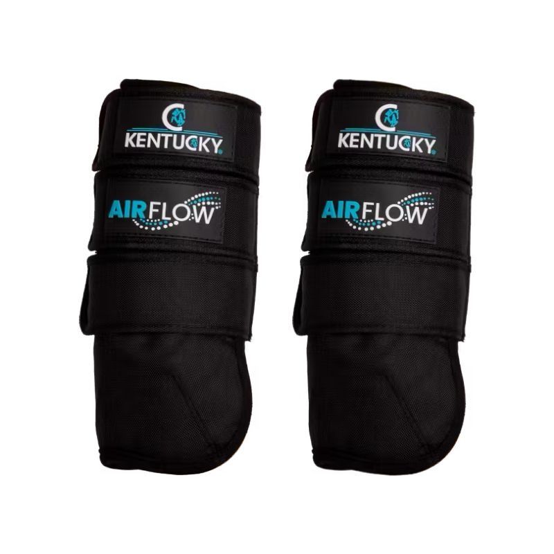 Kentucky Horsewear - Guêtres de cross antérieurs 3D Air Flow noir