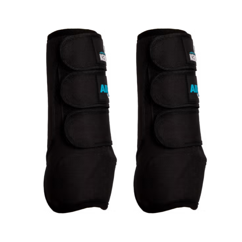 Kentucky Horsewear - Guêtres de cross antérieurs 3D Air Flow noir