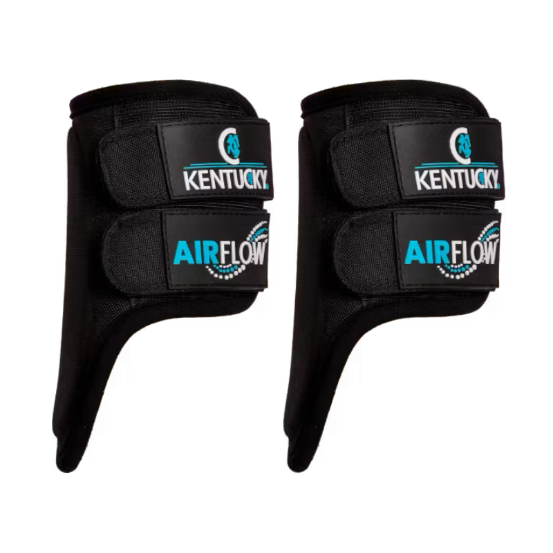 Kentucky Horsewear - Guêtres de cross courtes postérieurs 3D Air Flow Skin Friendly noir