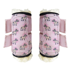 Kentucky Horsewear - Sammy Collection schapenvel beenbeschermers voorbenen oud roze | - Ohlala