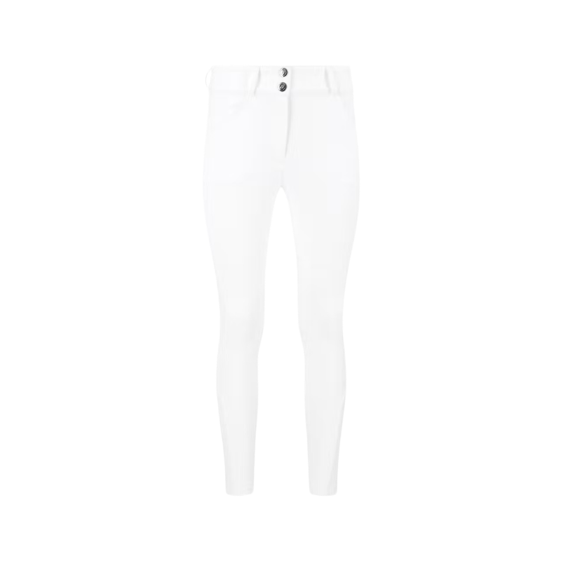 Kentucky Horsewear - Pantalon d'équitation Miami femme avec Grip au genou blanc