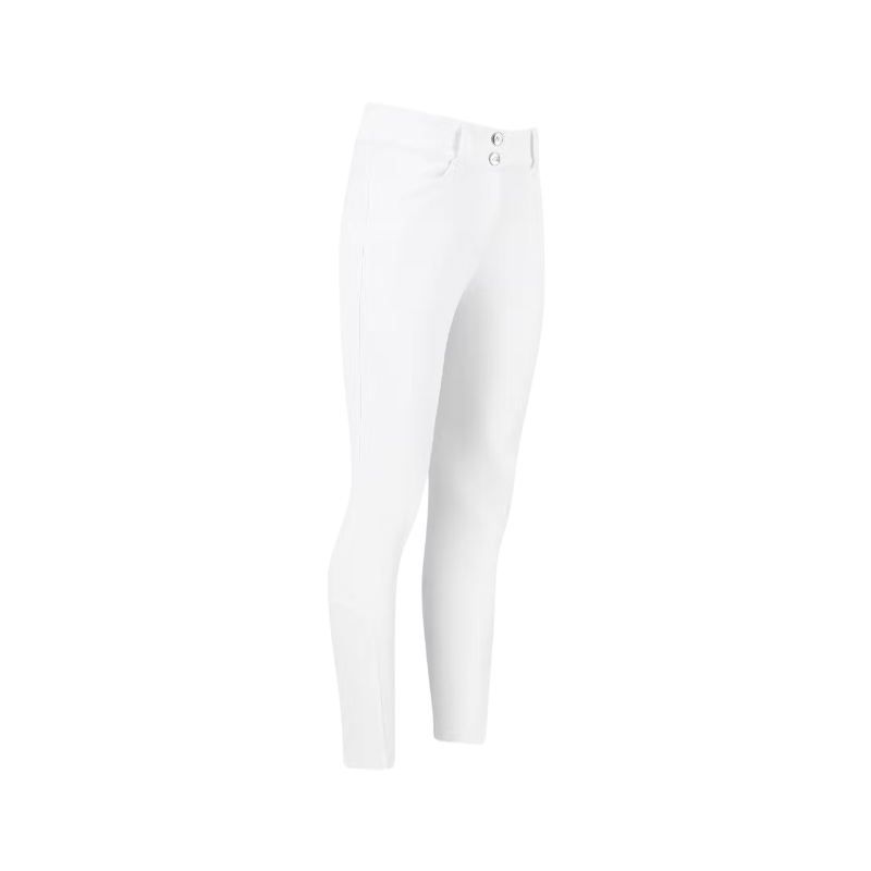 Kentucky Horsewear - Pantalon d'équitation Miami femme avec Grip au genou blanc