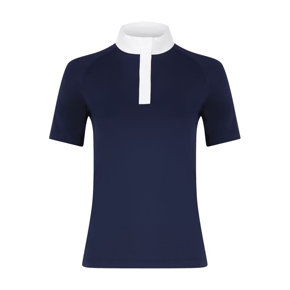 Kentucky Horsewear - Polo manches courtes femme Classic marine