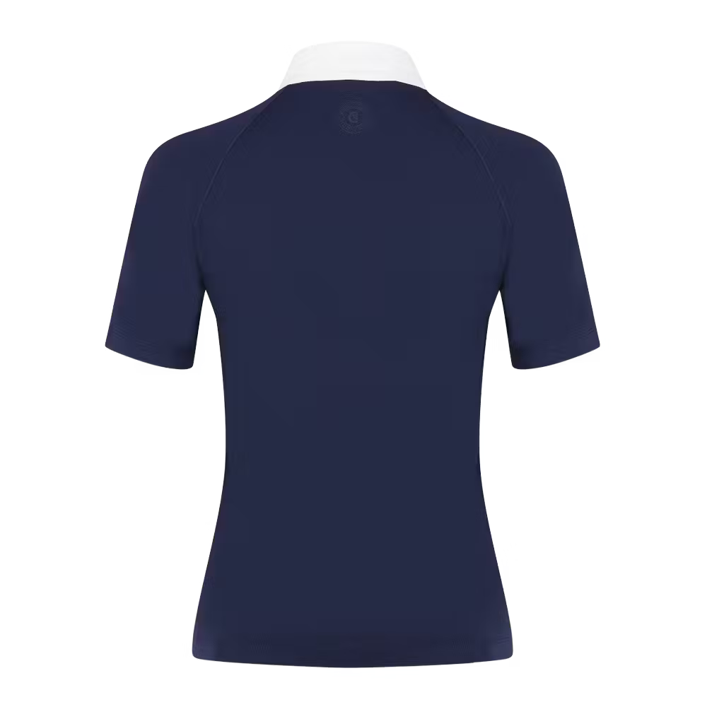 Kentucky Horsewear - Polo manches courtes femme Classic marine