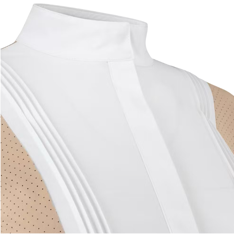 Kentucky Horsewear - Polo manches courtes femme Heritage Air beige