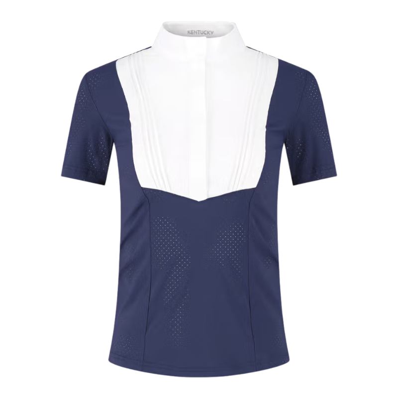 Kentucky Horsewear - Polo manches courtes femme Heritage Air marine