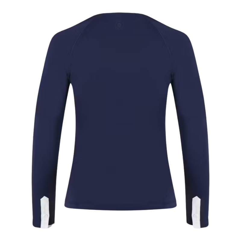 Kentucky Horsewear - Polo manches longues femme Classic marine