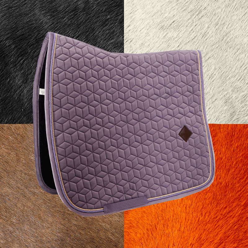 Kentucky Horsewear - Tapis de dressage Velvet Violet | - Ohlala