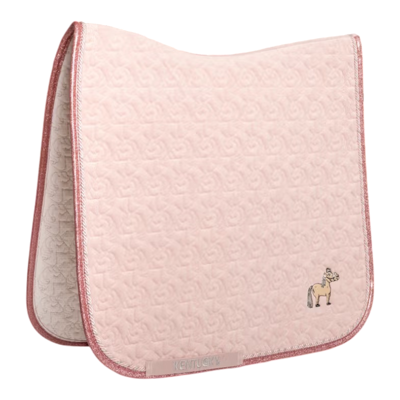 Kentucky Horsewear - Tapis de dressage licorne paillettes rose tendre