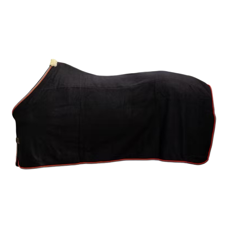 Kentucky Horsewear - Couverture polaire Heavy Melange noir | - Ohlala