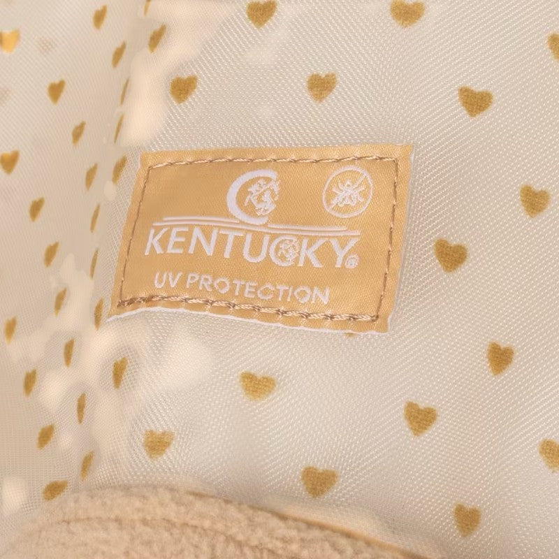 Kentucky Horsewear - Masque anti-mouches Heart avec oreilles et nez beige | - Ohlala
