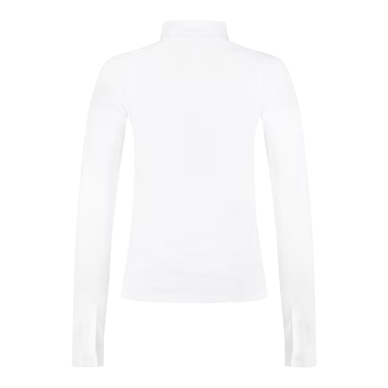 Kentucky Horsewear - Polo de concours manches longues femme Classic blanc