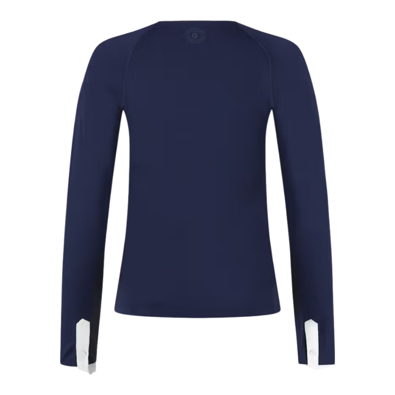 Kentucky Horsewear - Polo de concours manches longues femme Classic marine