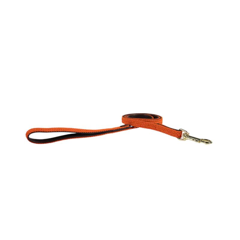 Kentucky Dogwear - Laisse de nylon tressé Plaited Nylon 200 cm orange