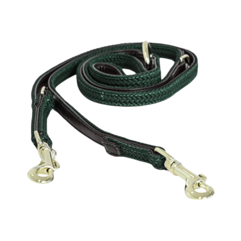 Kentucky Dogwear - Laisse en nylon tressé Plaited Nylon 200 cm vert olive