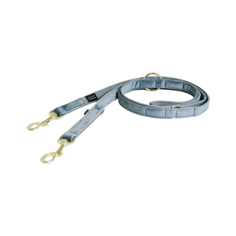 Kentucky Dogwear - Laisse pour chien Velvet 2m bleu ciel