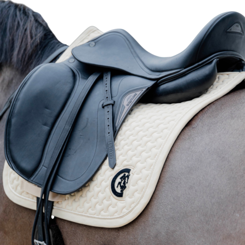 Kentucky Horsewear - Tapis de dressage 3D logo beige