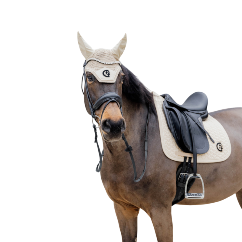 Kentucky Horsewear - Tapis de dressage 3D logo beige