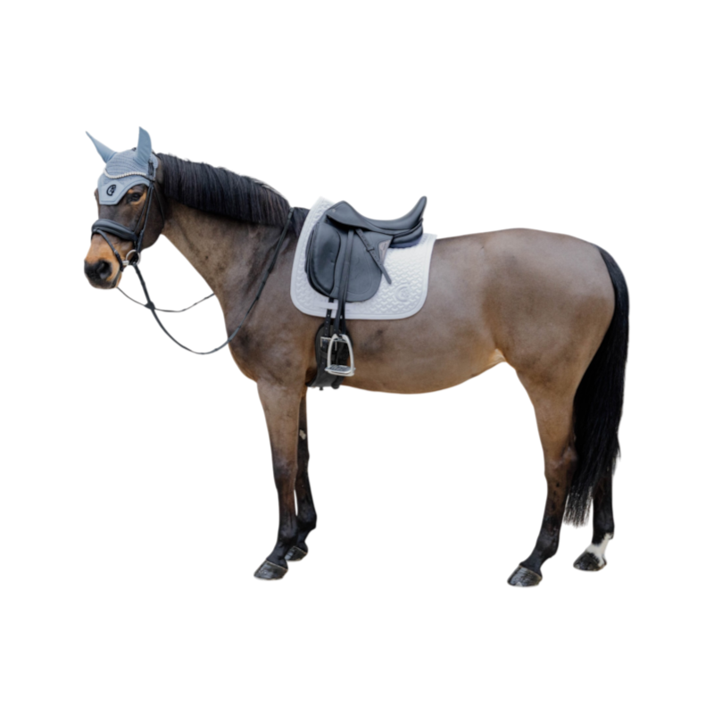 Kentucky Horsewear - Tapis de dressage 3D logo blanc