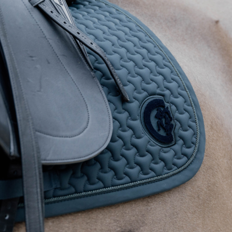 Kentucky Horsewear - Tapis de dressage 3D logo vert sapin