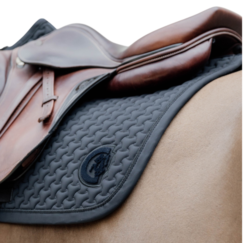 Kentucky Horsewear - Tapis de selle 3D logo noir
