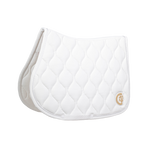 Kentucky Horsewear - Springzadeldek Wave 3D logo wit | - Ohlala