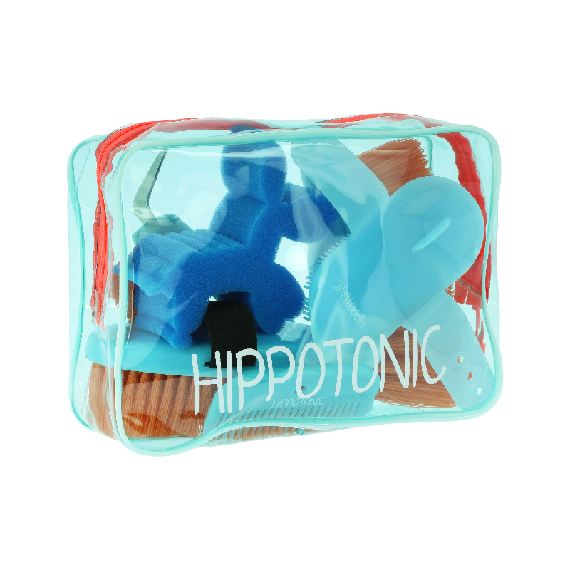 Hippotonic - Kit de pansage junior 7 Art bleu | - Ohlala