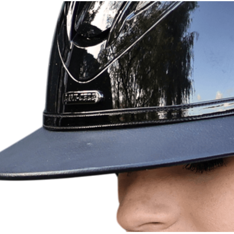 Lami-cell - Galon pour casque d'équitation Glossy noir