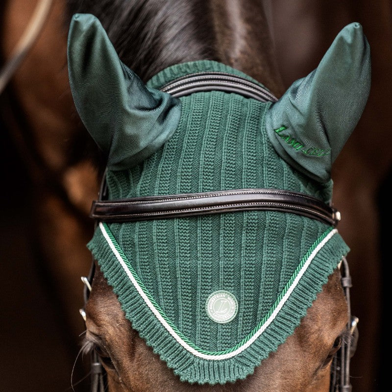 Lami-cell - Bonnet pour chevaux Luxin vert foncé