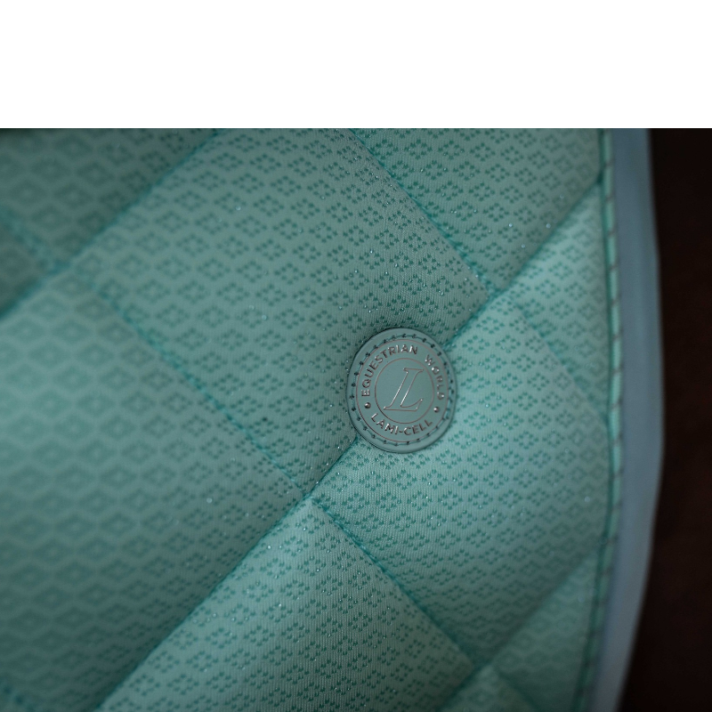 Lami-cell - Tapis de selle Gleam menthe