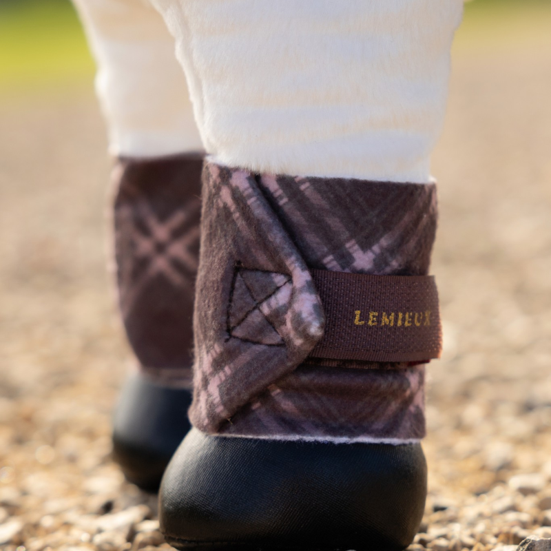 LeMieux - Bandes de polo pour peluche Toy Pony Heritage cocoa