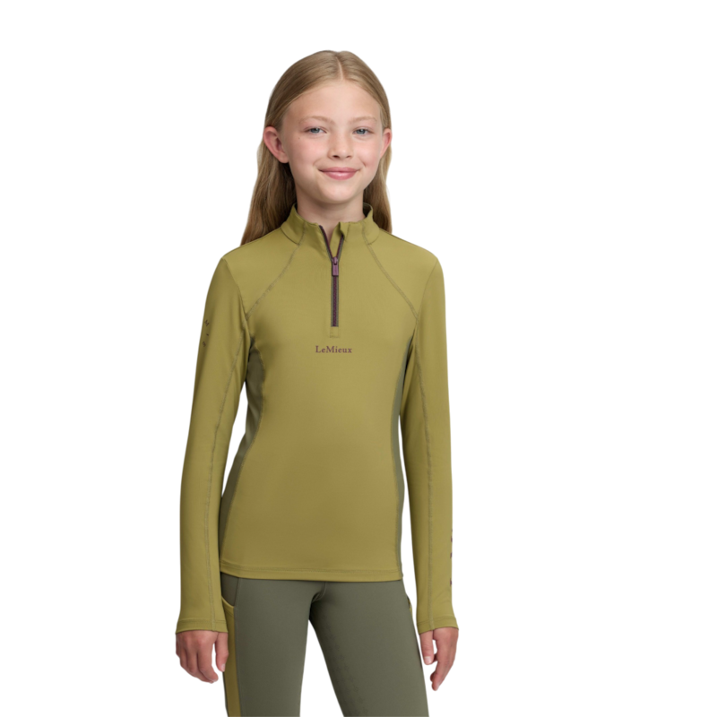 LeMieux - Baselayer manches longues enfant Classique Young Rider gooseberry