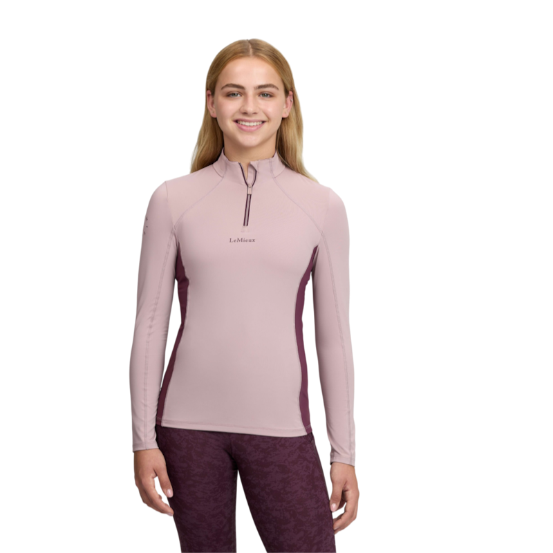 LeMieux - Baselayer manches longues enfant Classique Young Rider wild rose