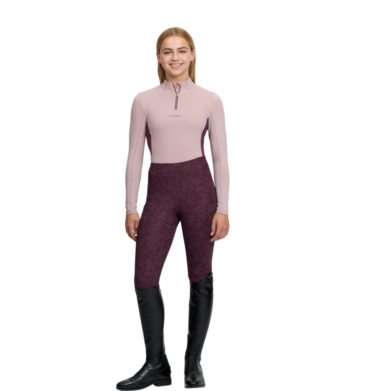 LeMieux - Baselayer manches longues enfant Classique Young Rider wild rose