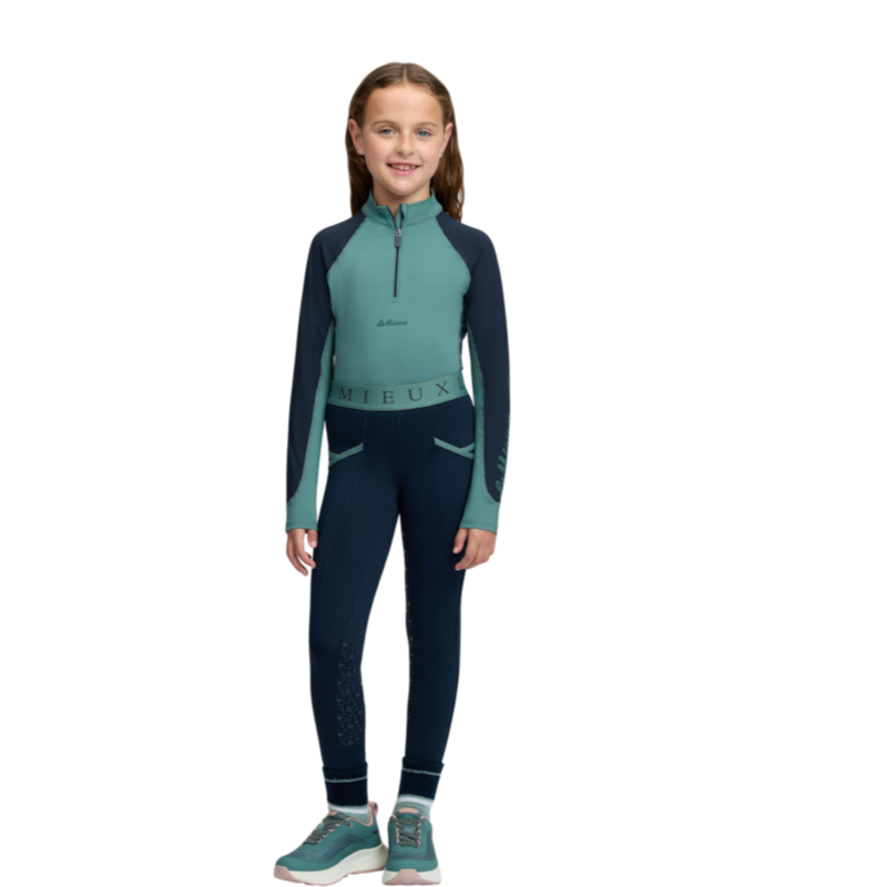 LeMieux - Baselayer manches longues enfant Mini marine/ aloe