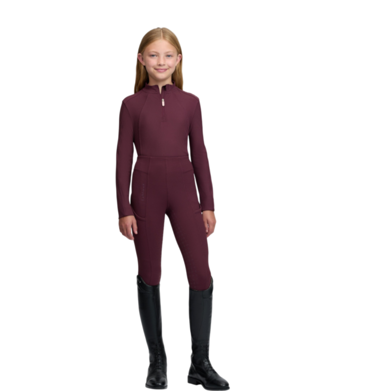 LeMieux - Baselayer manches longues enfant Raye bramble