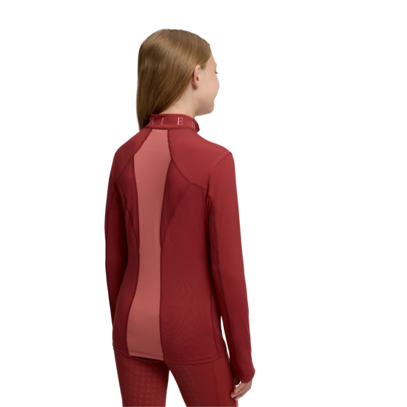 LeMieux - Baselayer manches longues enfant Rider Mia Mesh russet
