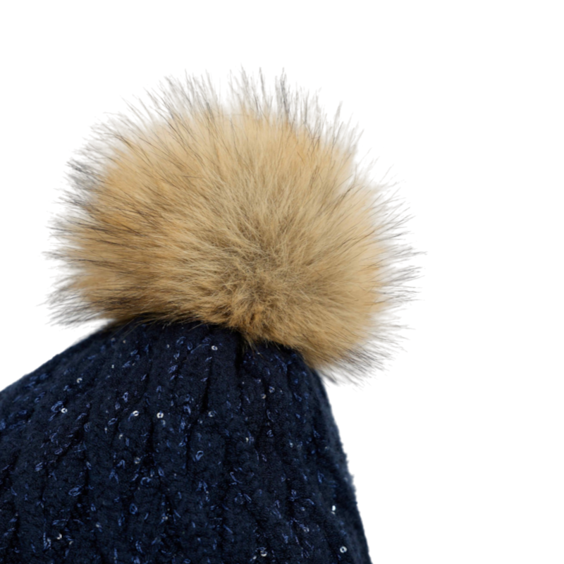 LeMieux - Bonnet femme Bernie Sequin marine