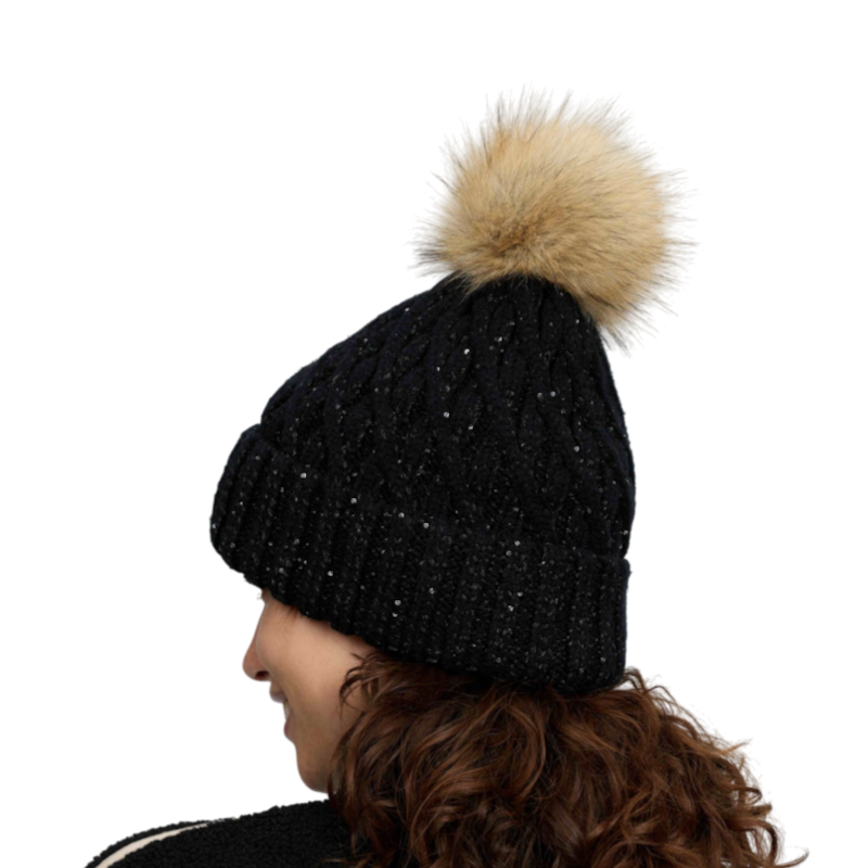 LeMieux - Bonnet femme Bernie Sequin noir