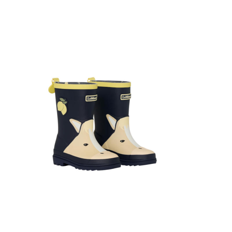 LeMieux - Bottes de pluie Splash citron/ noir