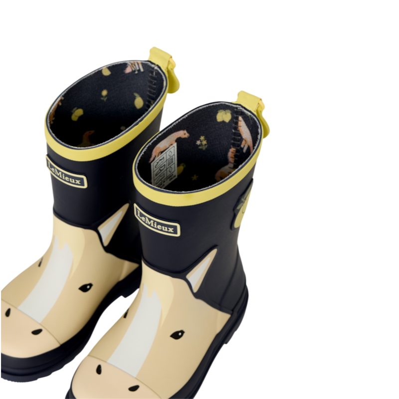 LeMieux - Bottes de pluie Splash citron/ noir