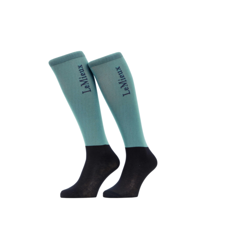 LeMieux - Chaussettes d’équitation Competition aloe (x2)