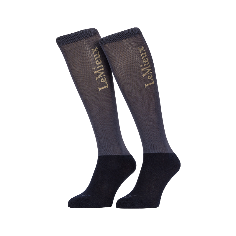 Lemieux - Chaussettes d'équitation Competition dusk blue (x2)